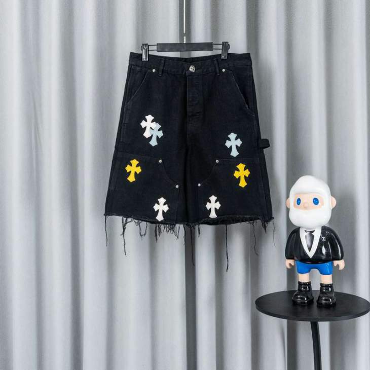 Picture of Chrome Hearts Jeans Short _SKUChromeHeartsS-XLaztx608857